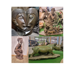 Various Shona Sculptors in Zimbabwe.  Combine this with your holidays and meet some of the best, like Sam Kuve (Sampson Kuvenguhwa) or fine arts Barry Lungu - combine your holidays with art.